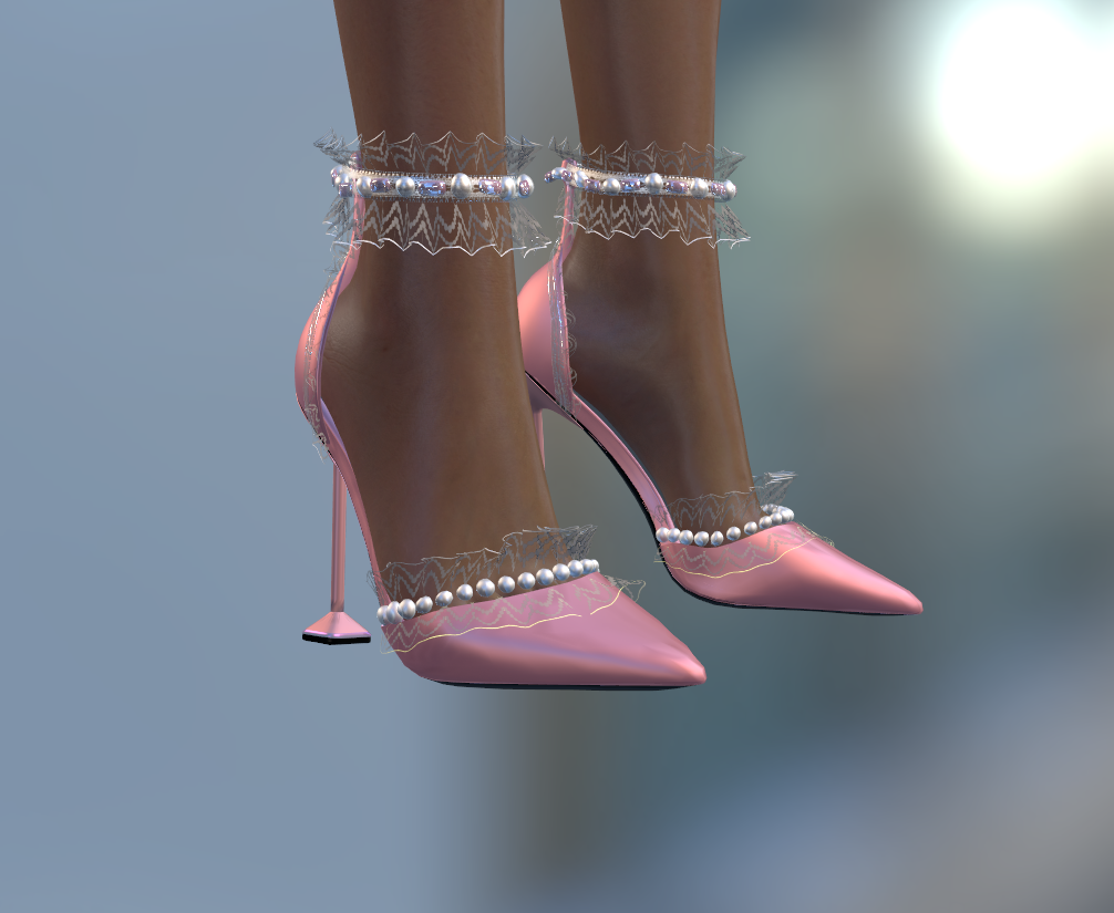 AWG.公主蕾丝高跟鞋.1-888